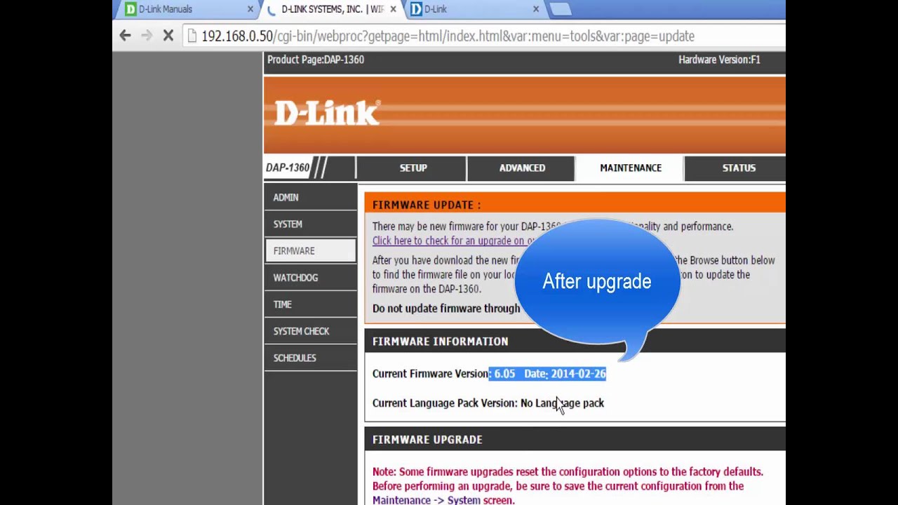 d-link firmware update